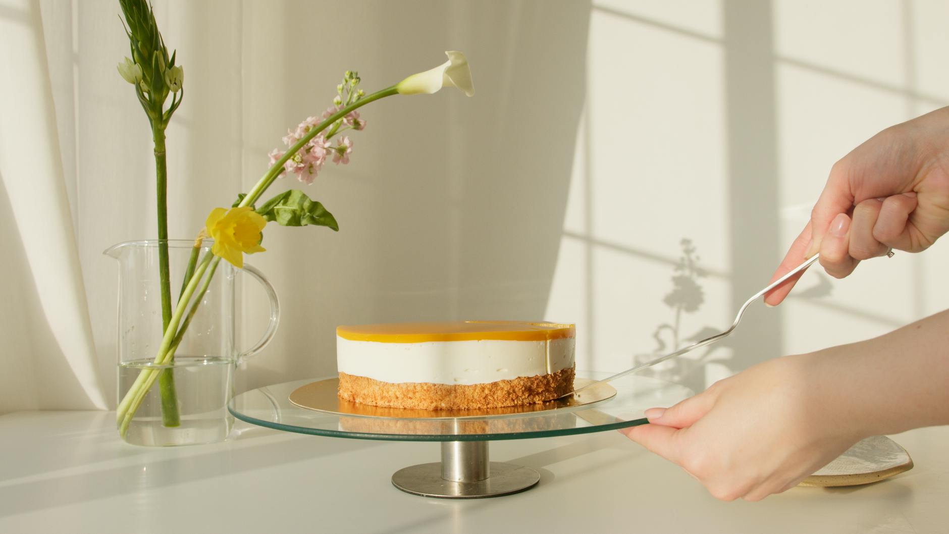 clear glass cup on clear glass saucer